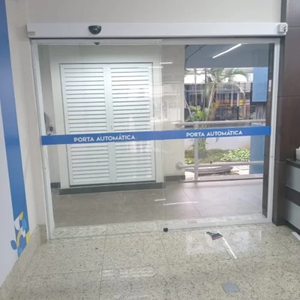 porta automática de vidro