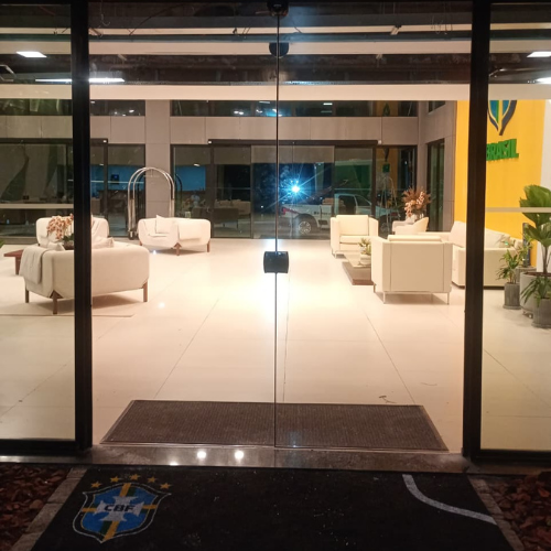 porta automatica de vidro