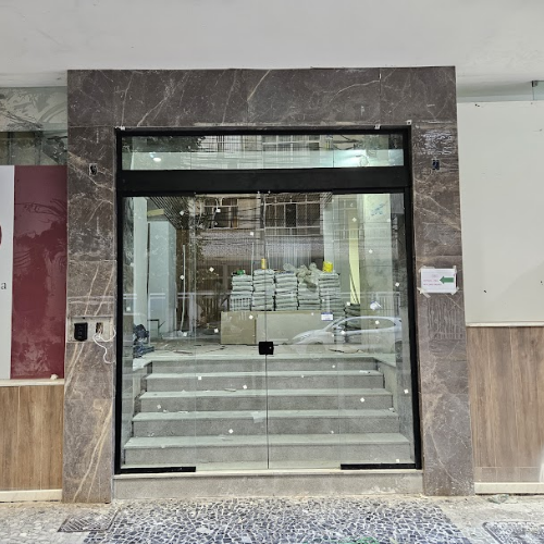 porta automatica de vidro