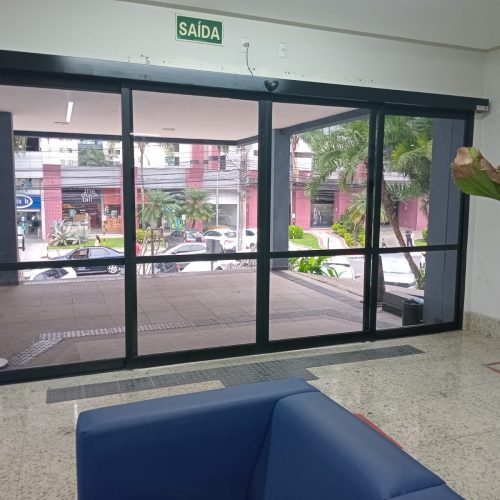 Porta de Vidro Automática Condominio