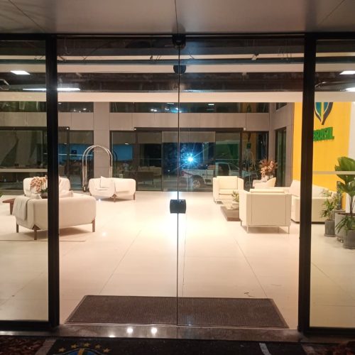porta automática de vidro CBF